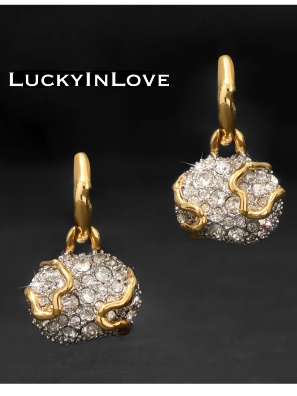 ALEXIS BITTAR • Solanales Crystal Petite Pebble Geode Hoop Earrings